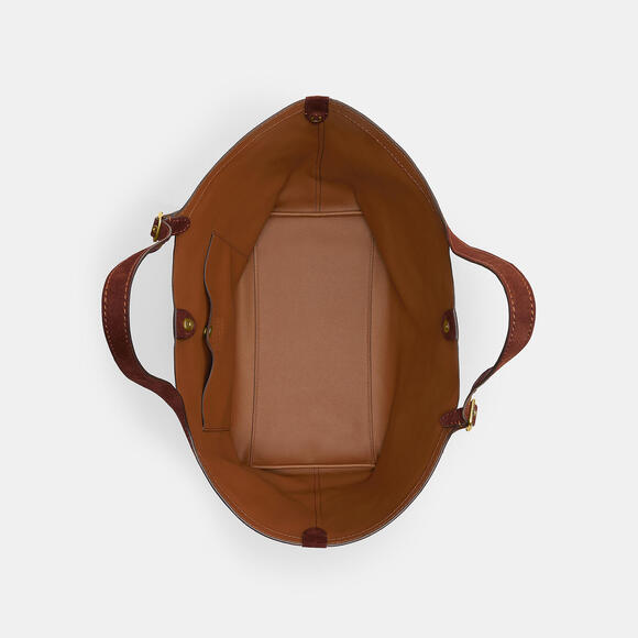 Coach Brown Suede Tote Bag - Picture 5 of 5